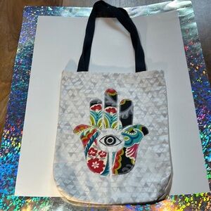 🪬 Hamsa Tote Bag with Hamsa Design